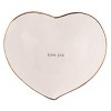 Transpac Dolomite 5.75 in. Off-White Valentines Day Heart Trinket Dish Set of 3 - 4 of 4