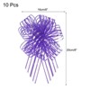 Unique Bargains Christmas Wedding Car Basket Gift Wrapping Big Organza Pull Bow 10 Pcs - 2 of 4