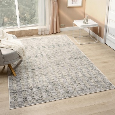 Luxe Weavers Modern Textured Striped Indoor Area Rug