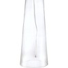 360 Lighting Marcus 30" Tall Tapered Column Large Modern Coastal End Table Lamp Clear Glass Single White Shade Living Room Bedroom Bedside Nightstand - 3 of 4