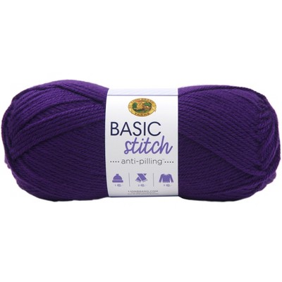 Lion Brand Basic Stitch Anti-Pilling Yarn-Purple