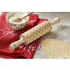 tagltd 14" Stars Embossed 4th Of July Patriotic Cooking Rolling Pin - 2 of 2