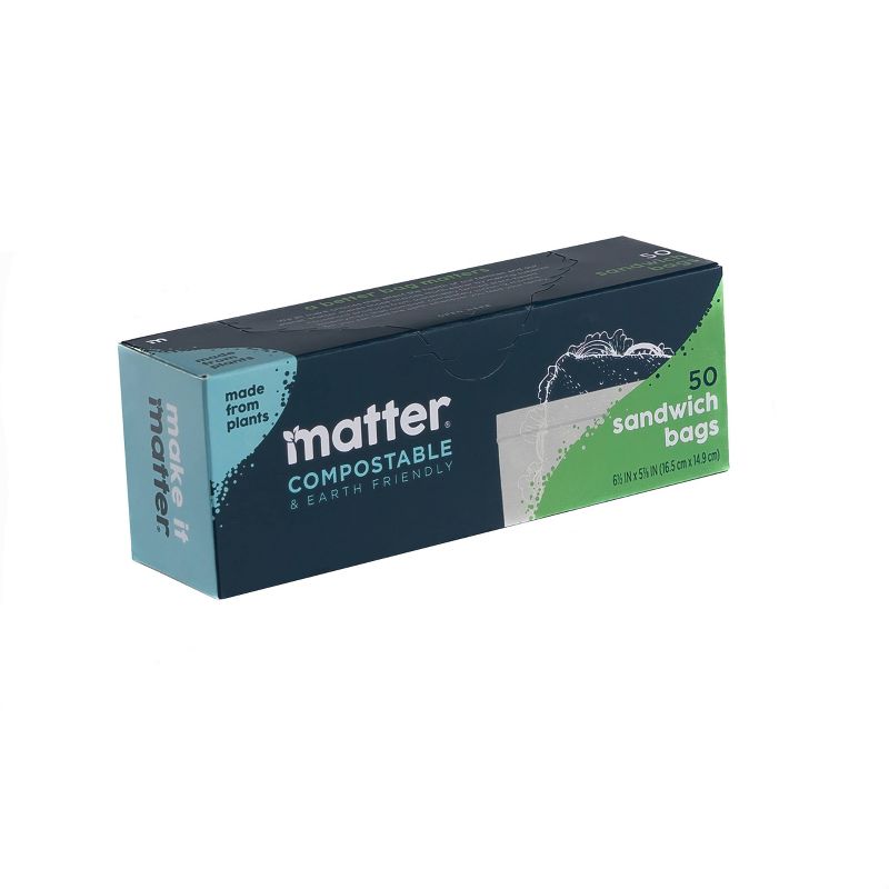 Matter Compostable Sandwich Bags - 50ct, 3 of 6