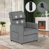 Recliner Chair with Massage & Heat - Adjustable Living Room Reclining Sofa with USB Port & Side Pockets - 4 of 4