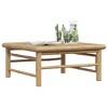 Garden Table Natural Bamboo Bamboo 25.6 x 25.6 x 11.8 in vidaXL - 4 of 4