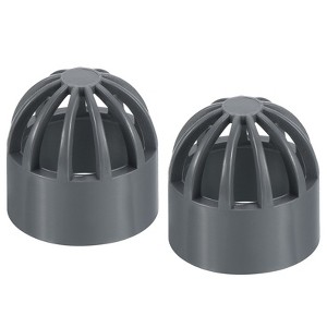 Unique Bargains Round Outdoor Leakproof Sewer Drain Pipe Fitting Adapter - 1 of 3