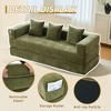 MOONMISS 78"Convertible Sleeper Sofa Bed with Pillows, Folding Mattress Couch, Removable Washable Floor Sofa for Small Spaces - 4 of 4