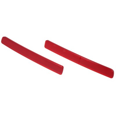 Unique Bargains Rear Left Right Bumper Reflector Light Cover for Range Rover Sport L320 LR4 2010-2013 XFF500020 XFF500030 Red 1 Pair
