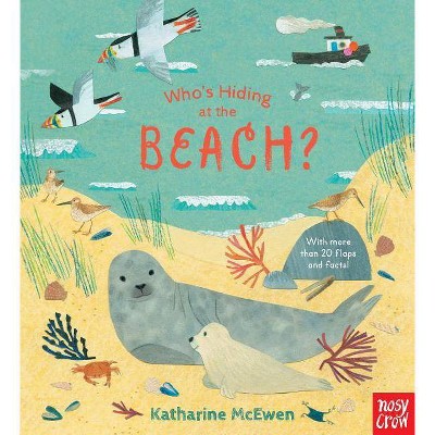  Who's Hiding at the Beach? - (Board Book) 