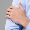 Black Bow Jewelry 6mm 10K White or Yellow Gold Double Milgrain Edge Comfort Fit Band - 3 of 4
