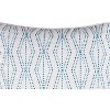 C&F Home 18" x 18" 2-Toned Teal Dots Embroidered Pillow - 2 of 4
