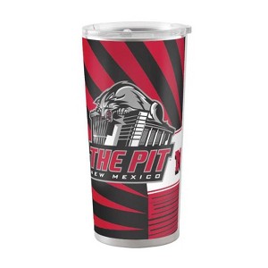 NCAA New Mexico Lobos 20oz Mascot Stainless Steel Tumbler - 1 of 2