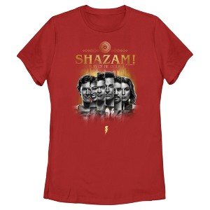 Women's Shazam! Fury of the Gods Black and White Photos T-Shirt - 1 of 4