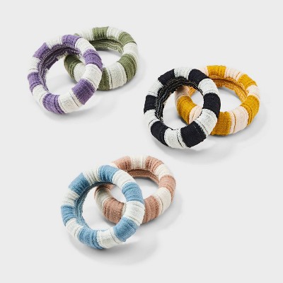 Striped Hair Twister Pony Holder Set 6pc - Universal Thread™