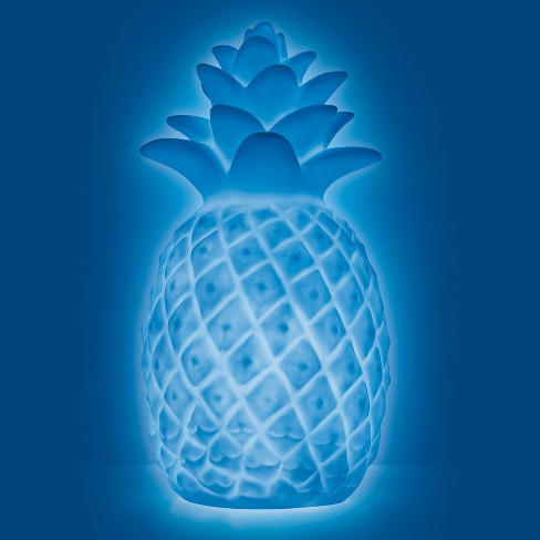 Mini Pineapple Color Changing Light Up Novelty Table Lamp West Arrow