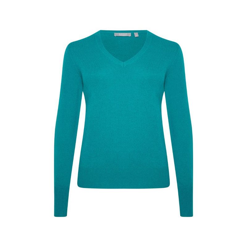 Style Republic 100% Pure Cashmere V-Neck Women's Sweater, 2 of 3