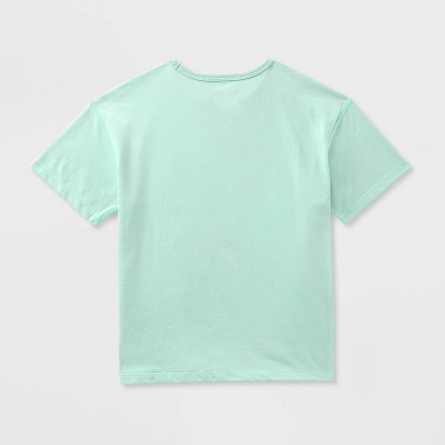 Cat & Jack Kids' 2pk Adaptive Short Sleeve Oversized 'Shine/Balloons' Graphic T-Shirt Cat & Jack™ - Dark Gray/Mint Blue S — фото 2