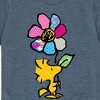 Boys' - Peanuts - Woodstock With Flower And Pattern Short Sleeve Graphic T-Shirt - 2 of 4