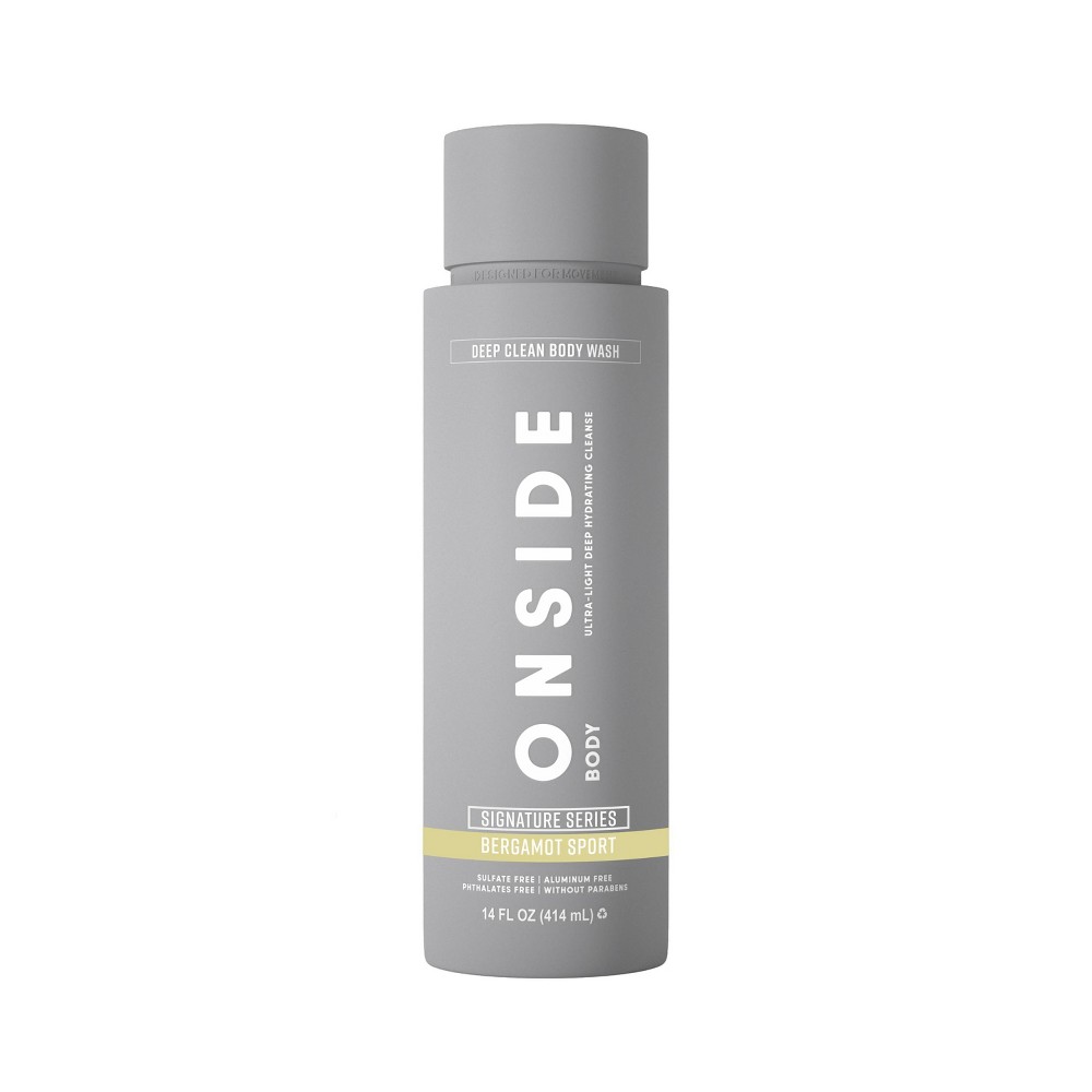 Onside Men's Deep Clean Body Wash - Jayson Tatum Bergamot Sport Signature Scent - 14 fl oz