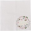 Juvale 50 Pack Christmas Paper Napkins, Merry Christmas Design Holiday Party Supplies, 5 x 5 Inches Christmas Cocktail Napkins - 4 of 4