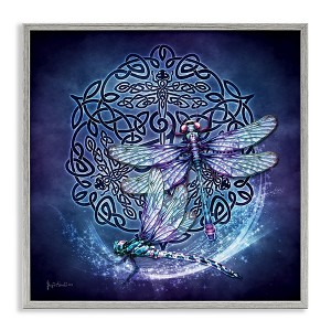 Stupell Industries Dragonfly & Celtic Knot, 12" x 12" - 1 of 4