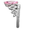 Slickblue Women's Stainless Steel Ring, Crown-Inspired Setting, Rose Marquise CZ Stone, Polished Finish, size 5-10 - 4 of 4