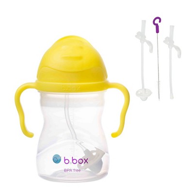 b.box 8oz Sippy Cup + Replacement Srraws