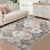 Area Rug, Rugs for Living Room, Washable Rug, Vintage Rugs for Entryway, Traditional Floor Cover, Thin Carpet, Kitchen Distressed Non Slip Mat - 2 of 4