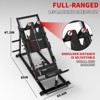 Leg Press Hack Squat Machine Combo, Professional Adjustable Leg Exercise Machine , Hack Squat Leg Press Machine for Full Lower Body Workout, 1500LBS - 3 of 4