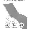 Chaise Lounge Set of 2 - Outdoor Chairs, All-Weather Textilene Mesh & Steel Frame - Poolside, Beach, Backyard Sun Loungers for Patio, Deck & Garden - 3 of 4