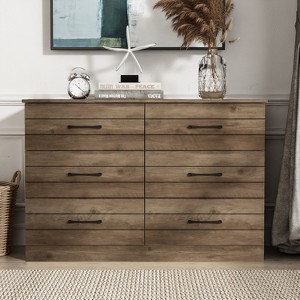 Galano Elis 6-Drawer Dresser Effortless Assembly & Stylish Storage Solution- 47.2''W x 15.7''D x 31.5''H - 1 of 4