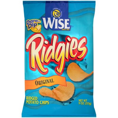  Wise Ridgies Potato Chips 9oz 