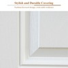 SpassWay 36"W*80"H 6-Lite Exterior Frosted Glass Prehung Front Entry Door Primed Interior Fiberglass Entrance Door - 4 of 4
