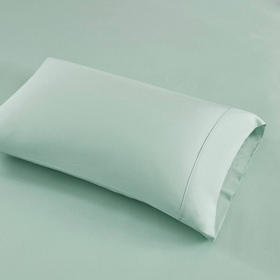 King Seafoam Cotton Blend Cooling Sheet Set