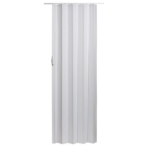 Ltl Home Products Via 80" Vinyl Panel Single Door With Flexible Hinges For Home And Office Interiors, White : Target