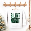 Silent Night Block Distressed - Toddler Graphic Sweatshirt - 3 of 4
