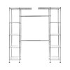 Vtec Trading Chrome Expandable Closet Organizer Rack - 2 of 3