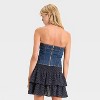 Women's Denim Corset Tube Top - Universal Thread™ - 2 of 3