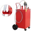 Portable Fuel Storage Tank, 30/45/50 Gallon Gas & Diesel Caddy with Manual Pump, for Vehicles, Equipment, Emergency Use - 3 of 4