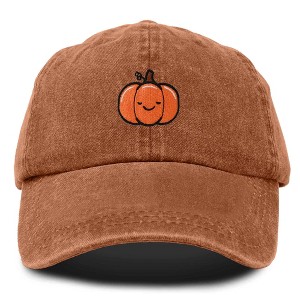 Dalix Baby Pumpkin Embroidered Cotton Baseball Cap Adjustable Dad Hat Womens - 1 of 4