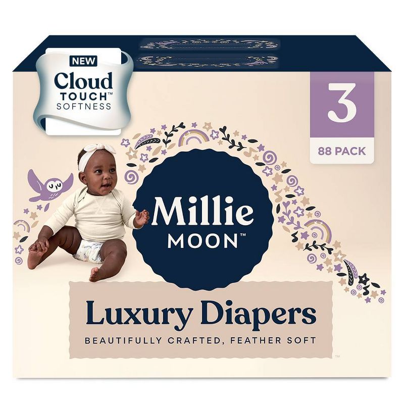 Millie Moon Luxury Diapers - (Select Size and Count), 1 of 14