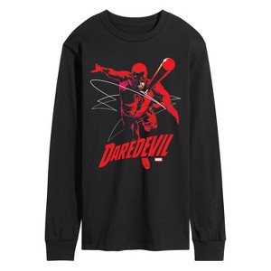 Men's - Marvel - Daredevil Throwing Cain Long Sleeve Graphic T-Shirt - 1 of 3