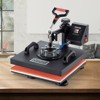 VEVOR Heat Press, 5 in 1 15 x 15 Inch Heat Press Machine, Dual LED Display Heat Press Machine, Multifunctional Sublimation, for T-Shirts, Black - 2 of 4