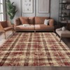 Modern Plaid Living Room Area Rug - 2 of 4