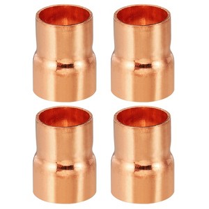 Unique Bargains Sweat Solder Connection Copper Reducing Coupling Pressure Plumb Fittings 4 Pcs - 1 of 4