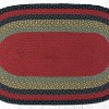 Earth Rugs Burgundy/ Olive/ Charcoal Oval Braided Jute Rug – Rustic Handcrafted Farmhouse Accent for Kitchen, Entryway & Living Room - 3 of 3