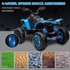 12V Kids ATV, Ride on Toy Car Bombardier Licensed BRP Can-am 4 Wheeler Quad Electric Vehicle, w/LED Lights - 4 of 4