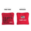 Skip's Garage | Gameday Tampa Bay Football Synergy Pro Cornhole Bags (Set of 4) - 2 of 4