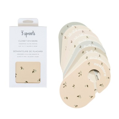 Olive Baby Clothes Organizer Closet Dividers Set of 8