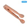 Unique Bargains Stainless Steel Kitchen Mini Ice Appetizers Dessert Serving Tongs - 3 of 4